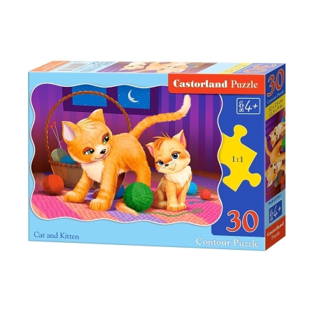PUZZLE CASTOR 30 el. Kitten